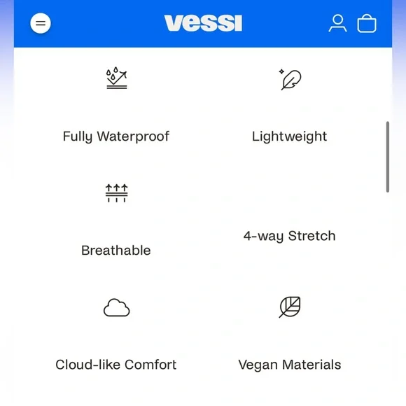 EUC • Vessi Everyday Classic - Midnight Black on Off White • Women’s US 7 - Picture 7 of 13